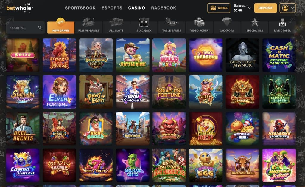 BetWhale Casino Screenshot Wisconsin